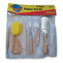 Buy Kemper Tools Pottery Tool Kit AT 9 Tools ATPTK9 for sale in India - Bhoomi Pottery