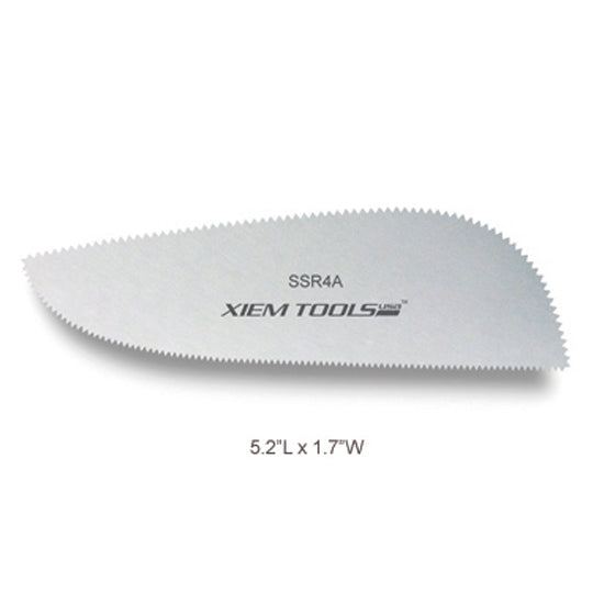 Xiem Clay Rib Stainless Steel 4A Serrated SSR4A-10278 for sale in India- Bhoomi Pottery