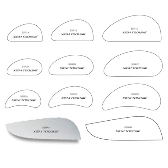 Xiem Clay Rib Stainless Steel 4A Serrated SSR4A-10278 for sale in India- Bhoomi Pottery
