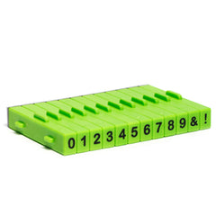 Xiem Numbers Stamp Set 12 pcs ALSS1N-10298 for sale in India - Bhoomi Pottery