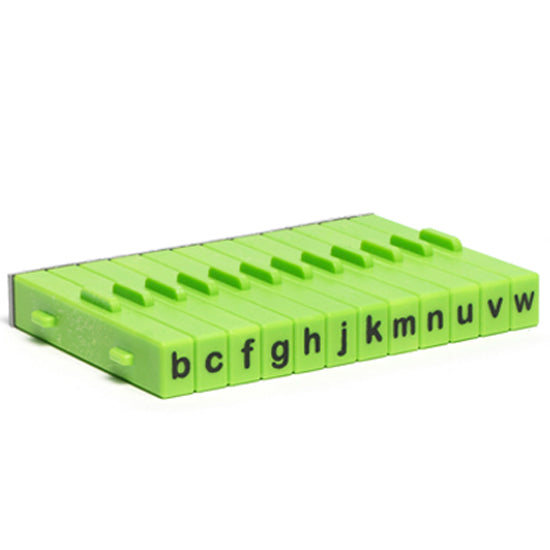 Xiem Lowercase Extra Letters Stamp Set 12 pcs ALSS1XL-10300 for sale in India - Bhoomi Pottery