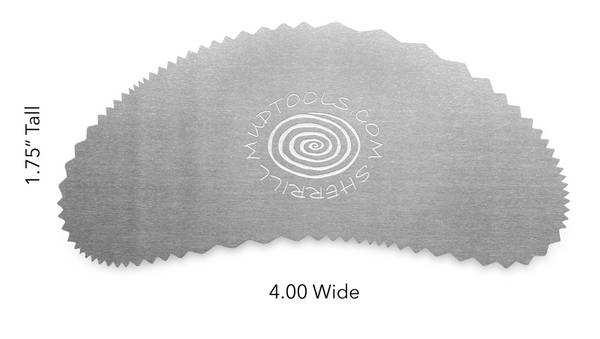 Buy Mudtools Bean Drawing Rib Edge 3 for sale in India - Bhoomi Pottery