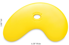 Buy Mud Tools Large Bowl Polymer Rib Yellow for sale in India - Bhoomi Pottery