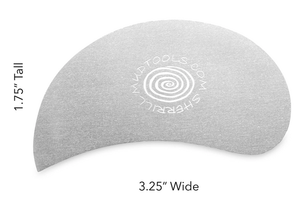 uy Mudtools Paisley Scraper Rib Smooth for sale in India - Bhoomi Pottery
