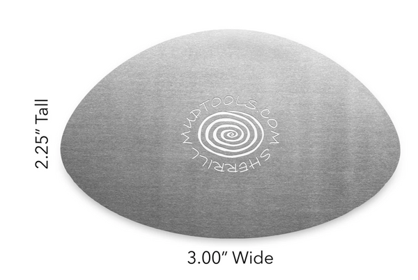 Buy Mudtools Pebble Drawing Rib Edge 0 for sale in India - Bhoomi Pottery