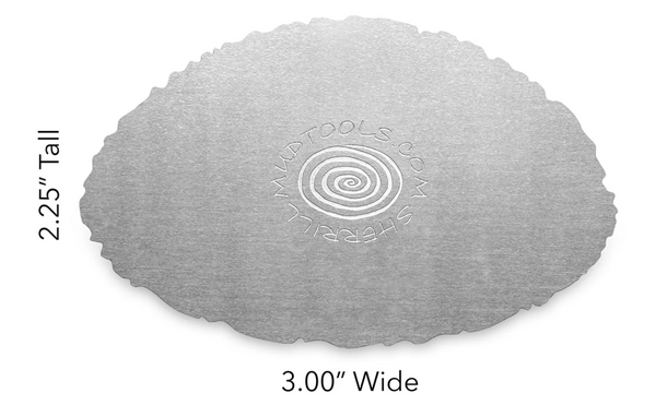 Buy Mudtools Pebble Drawing Rib Edge 0 for sale in India - Bhoomi Pottery