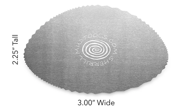 Buy Mudtools Pebble Drawing Rib Edge 4 for sale in India - Bhoomi Pottery