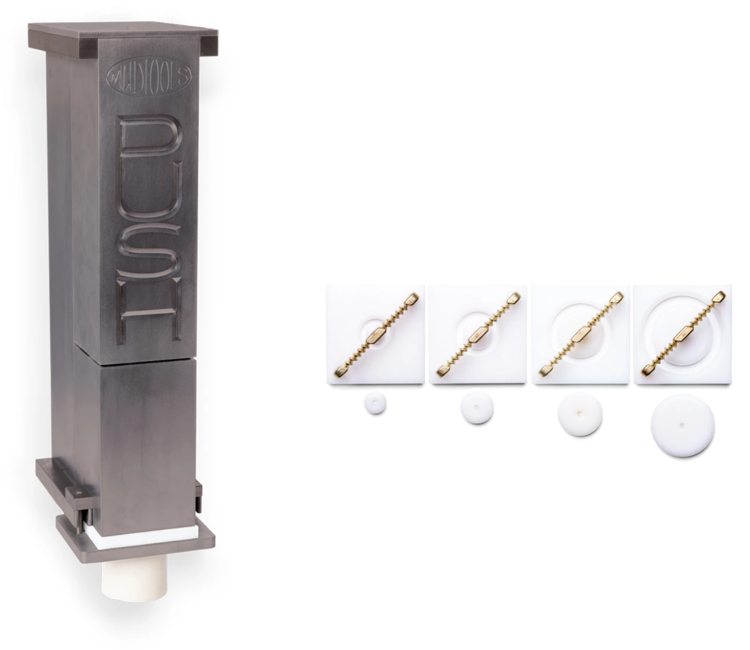 Buy Mudtools Push Extruder + Zipper Dies for sale in India - Bhoomi Pottery