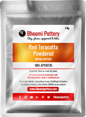 Artha Pottery Red Terracotta Powdered 1 Kg for sale in India - Bhoomi Pottery