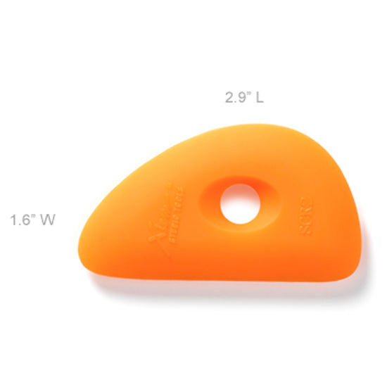 Xiem Clay Rib Soft Silicone 2 - Orange SCR2-O-10194 for sale in India - Bhoomi Pottery