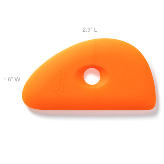 Xiem Clay Rib Soft Silicone 4 - Orange SCR4-O-10196 for sale in India - Bhoomi Pottery