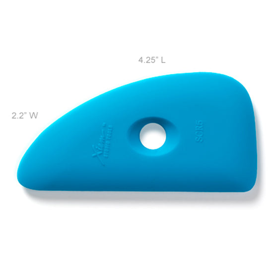 Xiem Clay Rib Firm Silicone 5 - Blue SCR5-B-10205 for sale in India - Bhoomi Pottery