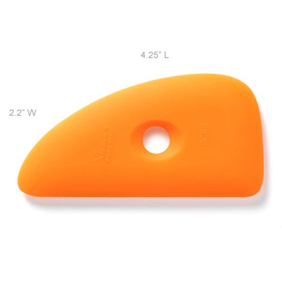 Xiem Clay Rib Soft Silicone 5 - Orange SCR5-O-10197 for sale in India - Bhoomi Pottery
