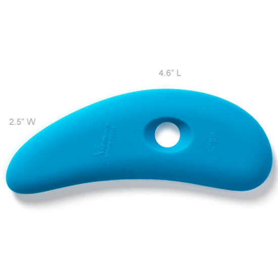 Xiem Clay Rib Firm Silicone 6 - Blue SCR6-B-10206 for sale in India - Bhoomi Pottery