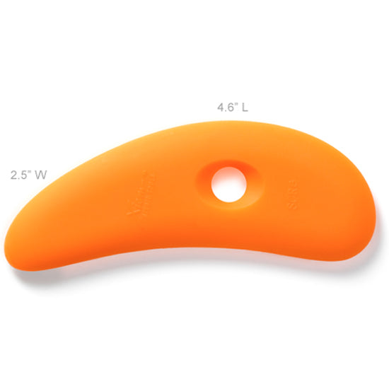 Xiem Clay Rib Soft Silicone 6 - Orange SCR6-O-10198 for sale in India - Bhoomi Pottery