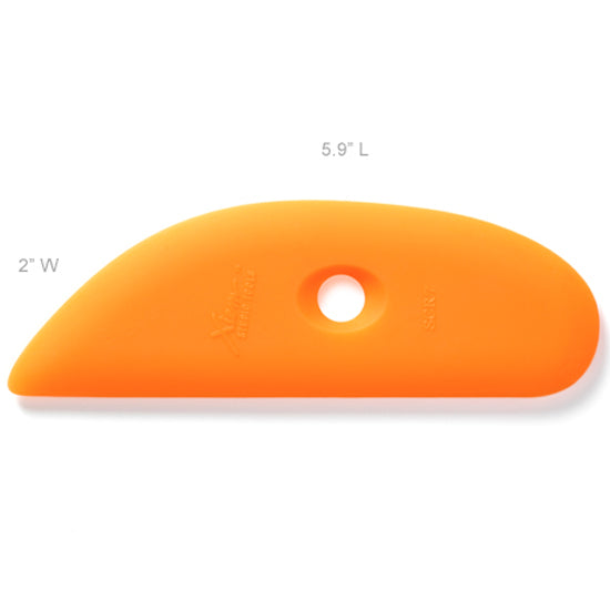 Xiem Clay Rib Soft Silicone 7 - Orange SCR7-O-10199 for sale in India - Bhoomi Pottery