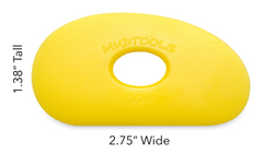 Buy Mud Tools Shape 0 Polymer Rib Yellow Soft for sale in India - Bhoomi Pottery