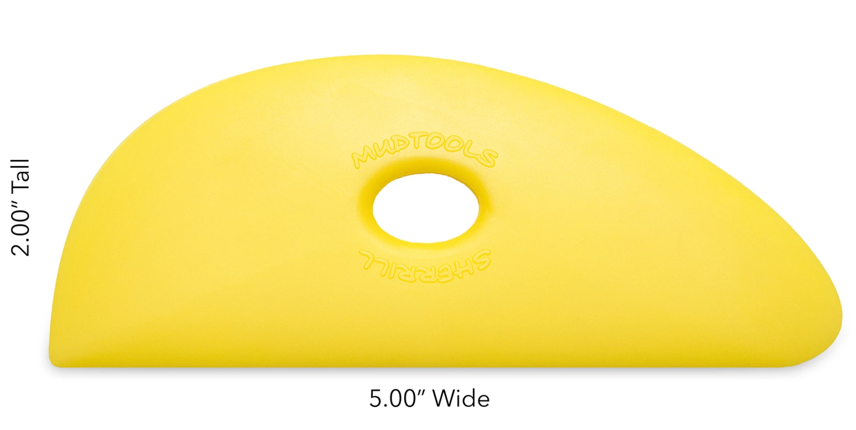 Buy Mud Tools Shape 2 Polymer Rib Yellow Soft for Sale in India - Bhoomi Pottery