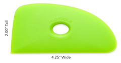 Buy Mud Tools Shape 4 Polymer Rib Green Medium for sale in India - Bhoomi Pottery