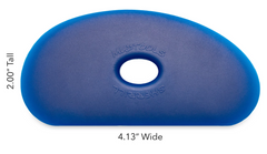 Buy Mud Tools Shape 5 Polymer Rib Blue Firm for sale in India - Bhoomi Pottery